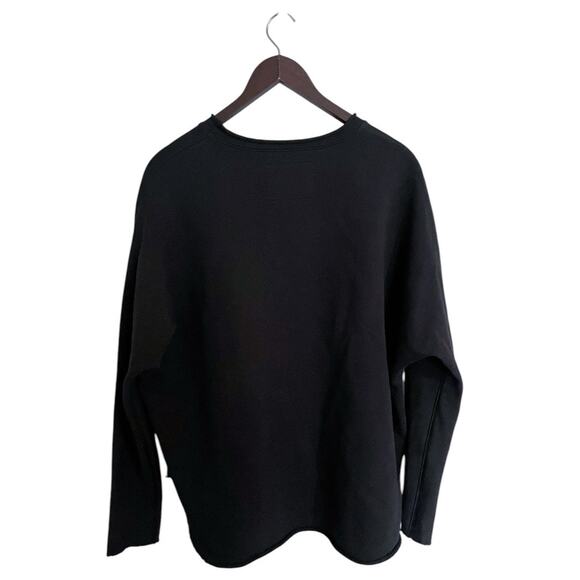 Frank & Eileen Black Anna Long Sleeve Capelet Sweatshirt Size XS - Picture 3 of 5